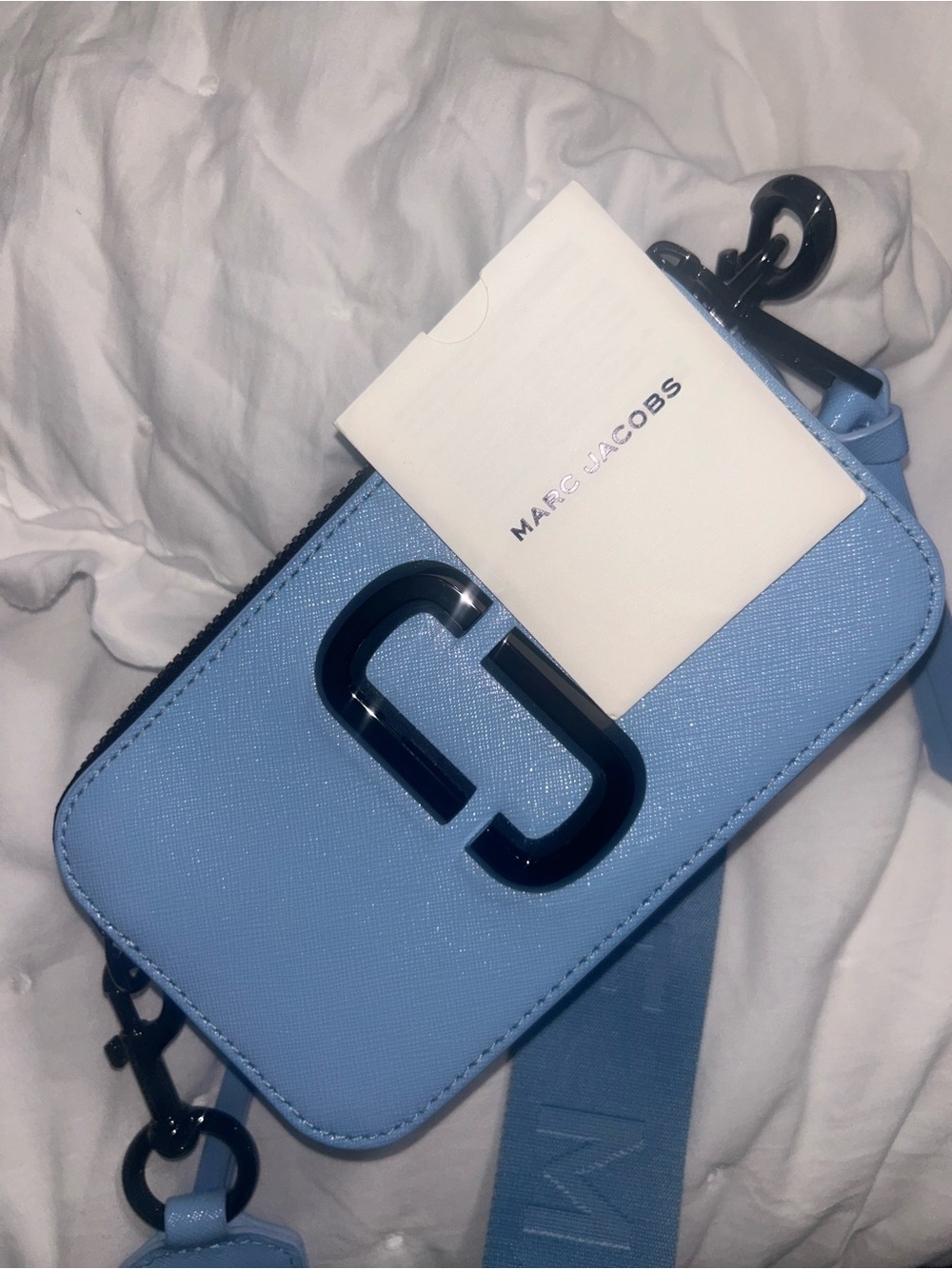 Marc Jacob’s Saffiano Small Snapshot Camera Bag Dreamy Blue - Picture 4 of 5